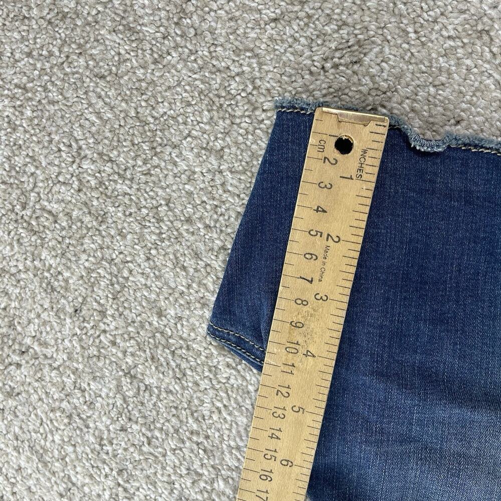 NYDJ Lift Tuck Shorts Size 14W Blue Stretch Medium Wash 4" Inseam 41-10 - Picture 6 of 7